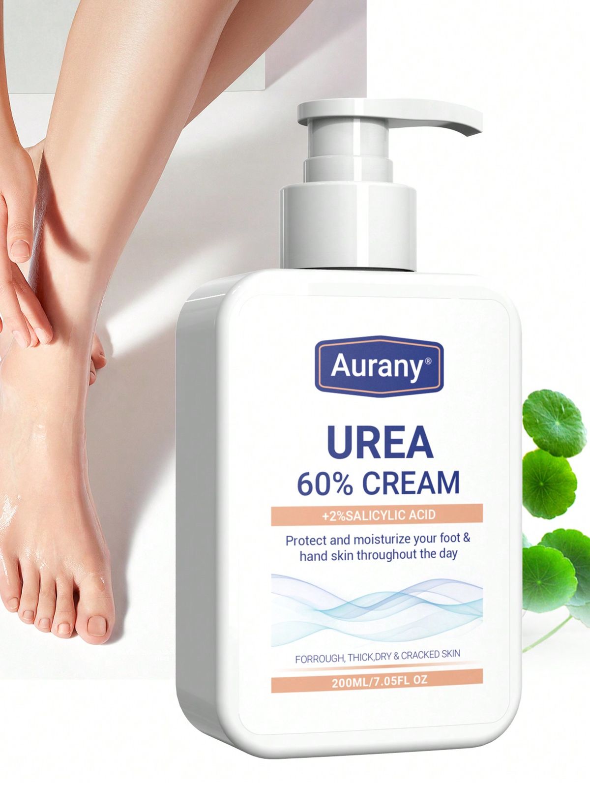 Percent Plus Moisturizing Foot Cream softens dry skin and exfoliates dead skin.