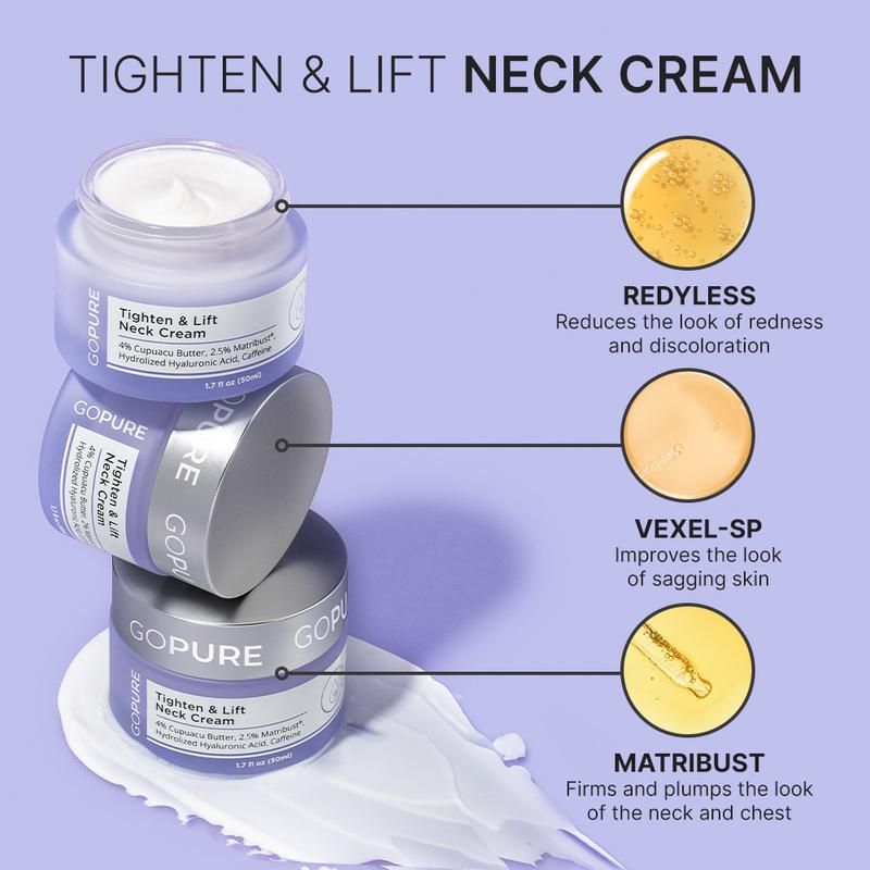 Advanced cream for firming and lifting the neck