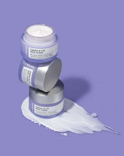 Advanced cream for firming and lifting the neck